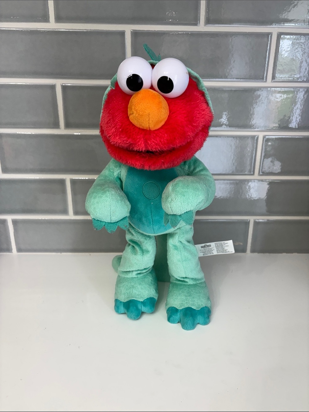 Sesame Street Dino Stomp Elmo 13-inch interactive plush